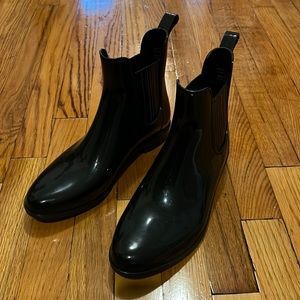 GAP Black Rain boots Size 11